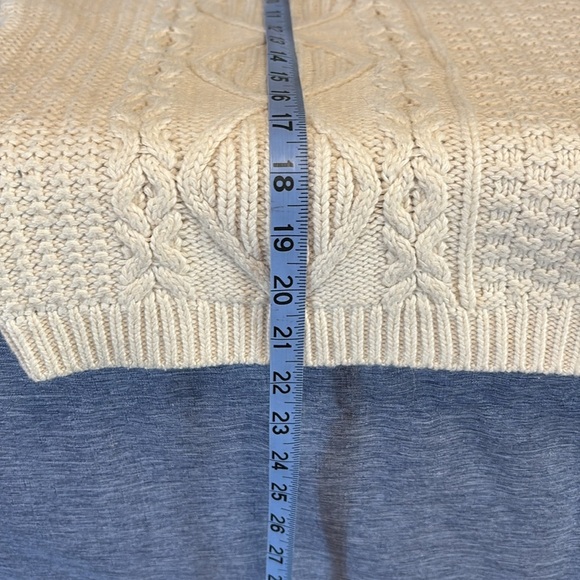 Topshop Women’s Size 6 Cream Large Knit Sweater - Picture 5 of 6